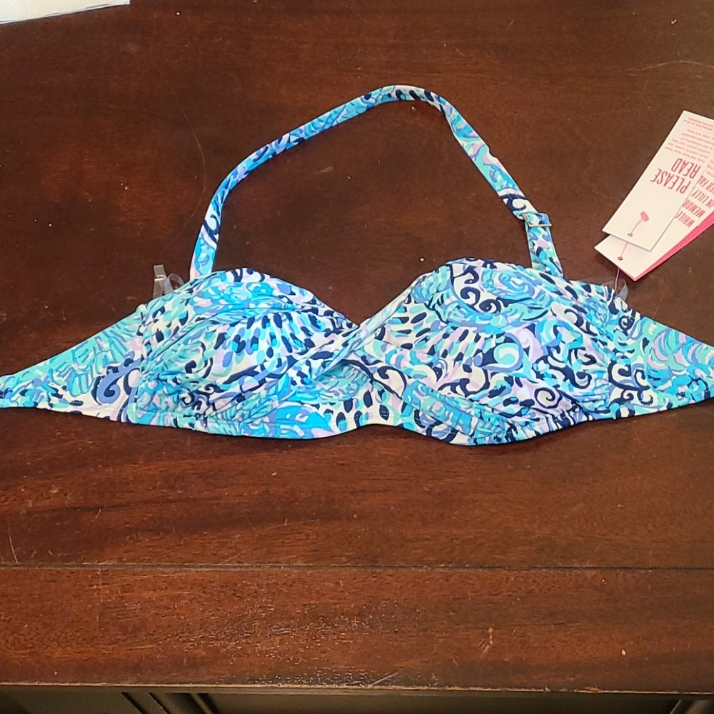 Lilly Pulitzer bandeau bikini top